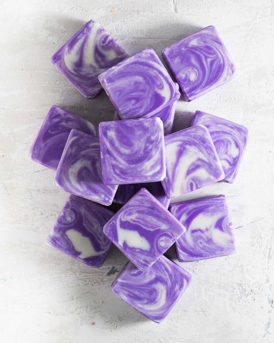 Lavender Swirl Soap