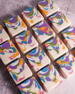 Rainbow Swirl Soap