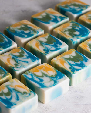 Summertide Swirl (Unscented) Soap